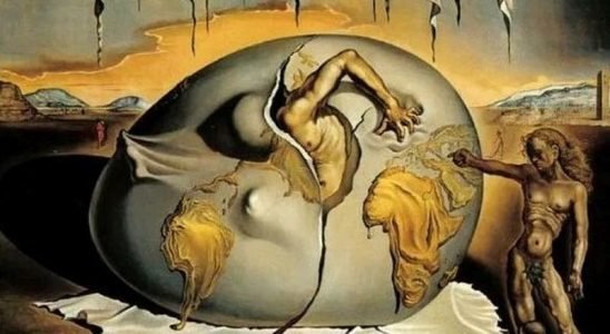 Enfant géopolitique observant la naissance de l'Homme nouveau Salvador Dali -1943 - Huile sur toile 46 x 52 cm The Salvador Dali Museum, St Petersburg en Floride, USA