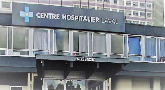 La façade de l'Hôpital de Laval
