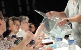 l'urne à Laval Agglo en 2020 pour l’élection des représentants à l’agglomération de Laval - © leglob-journal.fr