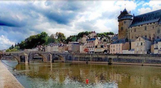 Une vue de Laval en Mayenne