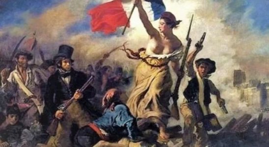 la liberté guidant le peuple de Delacroix
