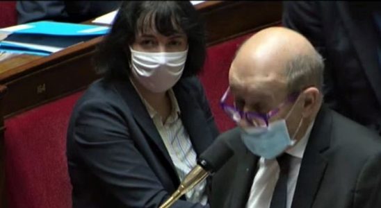 Géraldine Bannier dans l'hémicycle de l'Assemblée Natiorale
