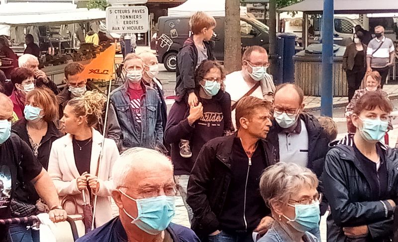 Dans la foule des manifesatnts