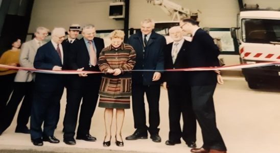 Marie-Cécile Morice au centre entourée de Jean Arthuis et de François d'Aubert - collection privée