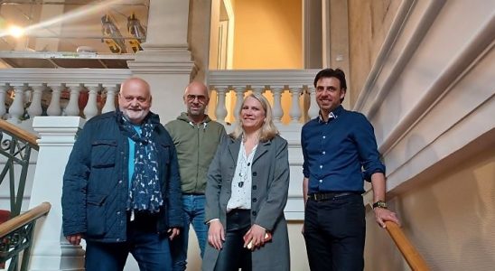 Le groupe des quatre qui vient de créer dans l'opposition à Laval un groupe "d'indépendants" - © leglob-journal.fr