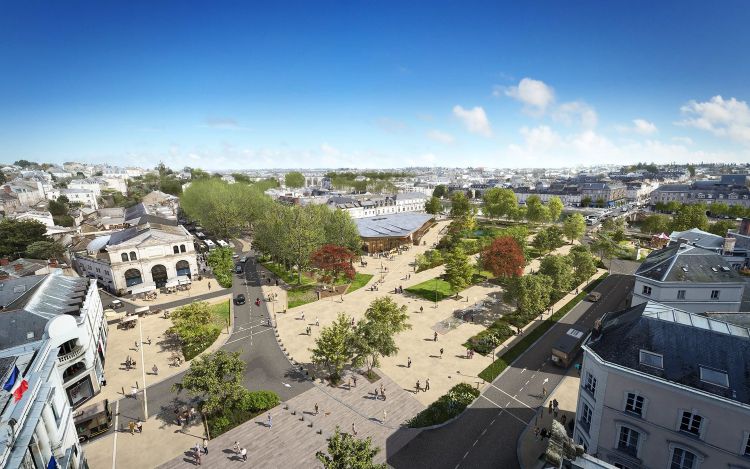 La Place du 11 Novembre relookée- Laval La ville
