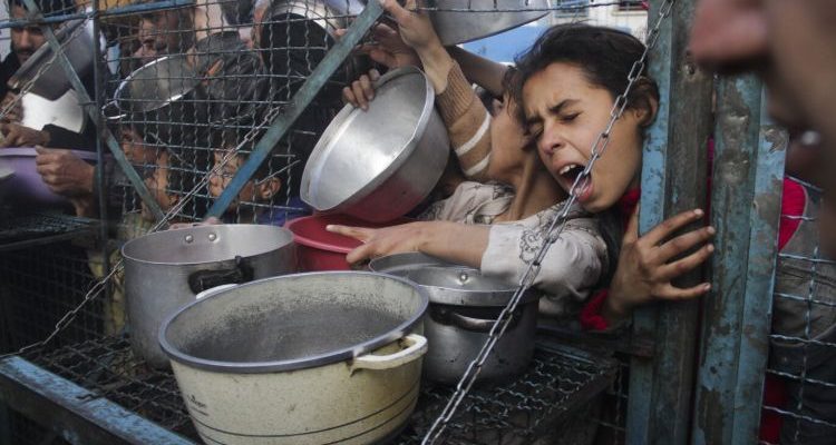 La famine à Gaza - Photo Ziad Medhouk
