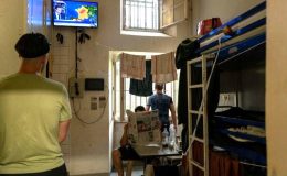 Surpopulation à la Maison d’arrêt de Coutances, juillet 2025 – © K. Bizard / CGLP