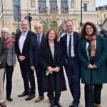 Les représentants des formations politiques sur la liste de Florian Bercault - © leglob-journal.fr