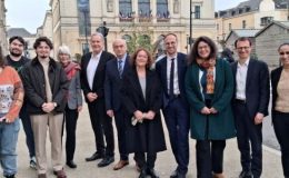 Les représentants des formations politiques sur la liste de Florian Bercault - © leglob-journal.fr