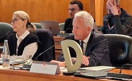 Olivier Richefou au Conseil départemental de la Mayenne en Déc 2025 -© leglob-journal.fr