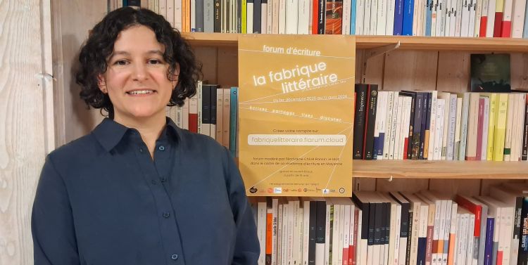 Chloé Ronsin Le Mat en résidence à Laval avec lecture en tête - lecture en tete