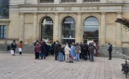Hommage à mehdi kessaci à Laval le 22novembre 2025 - © leglob-journal.fr