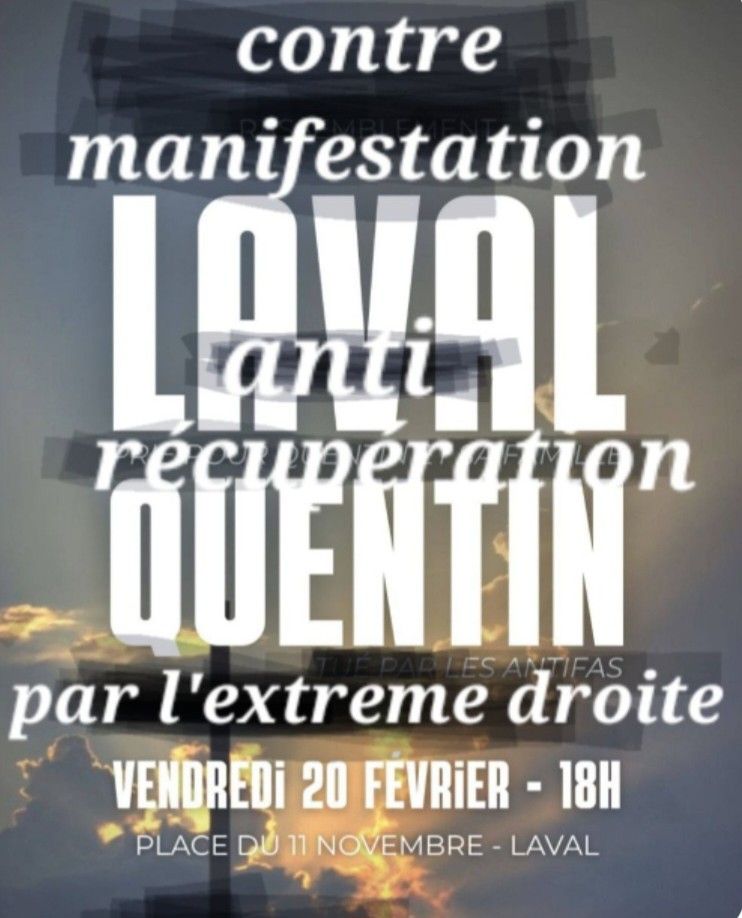 affiche contre rassemblement