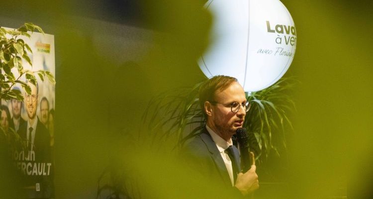 Florian Bercault lors de son meeting de début de campagne - © leglob-journal.fr