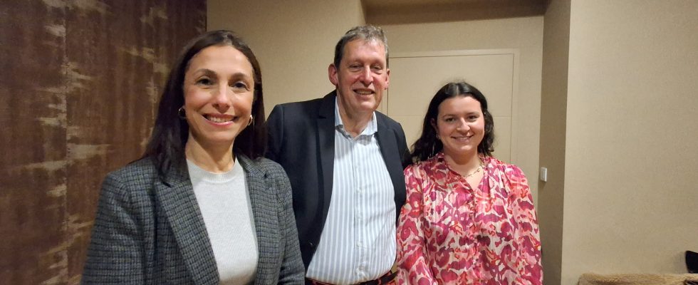 Deux des colistiers de Samia Soultani Vignron, Philippe Royer et Agathe Laigle - © leglob-journal.fr