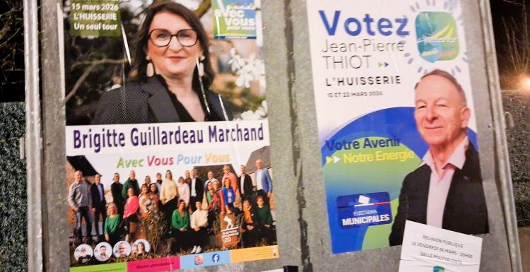 Les deux candidats en lice à L'Huisserie pour les municipales 2026 - © leglob-journal;Fr