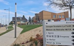 Le nouvelle hôtel de ville en construction à Saint Berthevin - © leglob-journal.fr