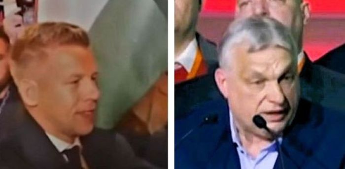 Péter Magyar vient de se hisser au pouvoir en Hongrie en détrônant Viktor Orban - © montage leglob-journal.fr