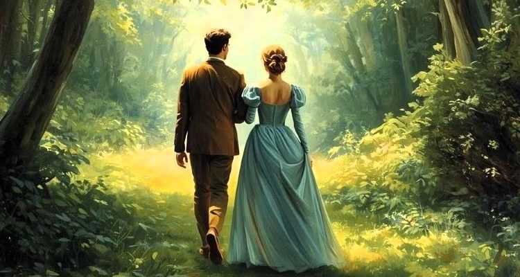 Photo créé avec IA a propos de l’idylle entre le président du RN et la Princesse - leglob-journal.fr