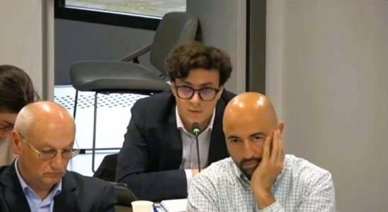 L'élu du RN au conseil communautaire prend la parole au conseil communautaire à Laval Aglo - capture écran