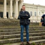 Jean-Eudes Gannat devant le tribunal avant son procès à Angers - © MP leglob-journal..fr