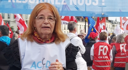Solange Connan de l'ACCDM lors d'une manifestation récente - © leglob-journal.fr