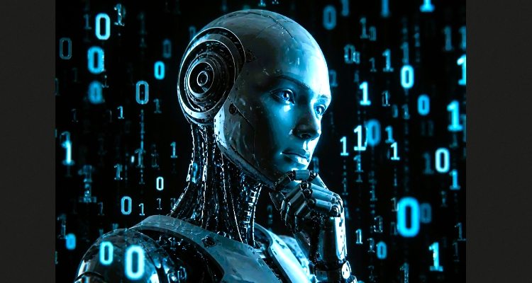 Une représentation de l'intelligence artificielle mise en valeur par l'intelligence artificielle elle-même