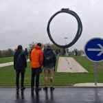 Manif lycéens gilets Jaunes Acte2 arrivée au rond-point Lactalis - © leglob-jpunal.fr