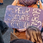 Lors d'une manifestation contre la loi sécurité globale à Laval en Mayenne en Novembre 2020 - Archives © leglob-journal.fr